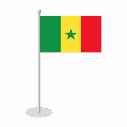 Senegal Tischfähnchen