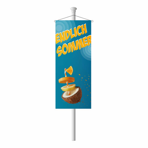 Bannerfahne "Endlich Sommer"
