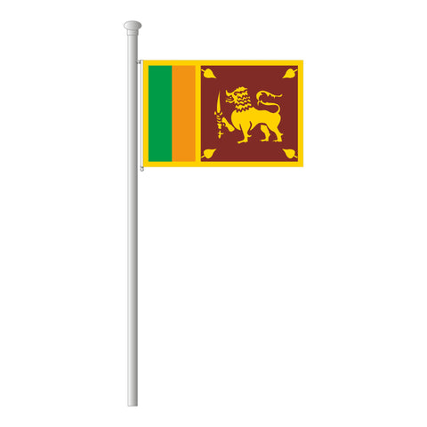Sri Lanka Flagge Querformat