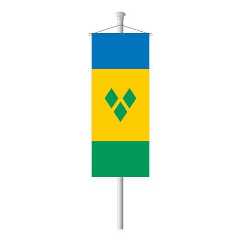 St. Vincent & Grenadines Bannerfahne