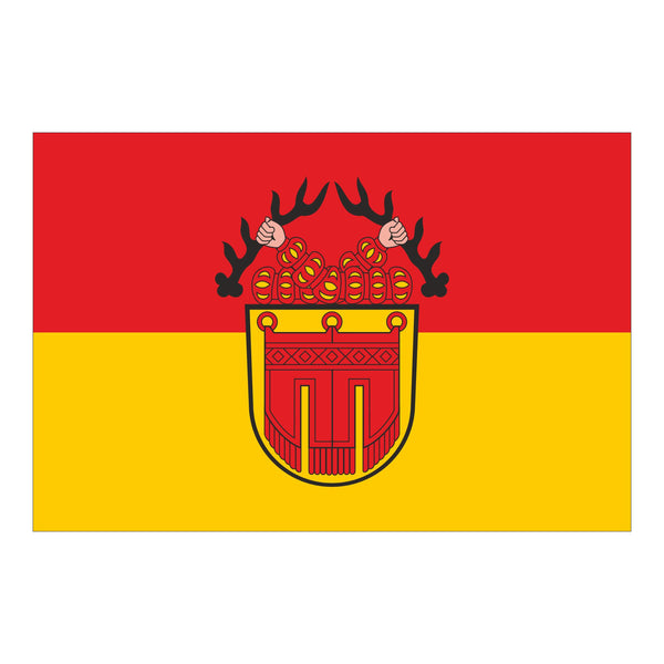 Die Stadtfahne von Tübingen