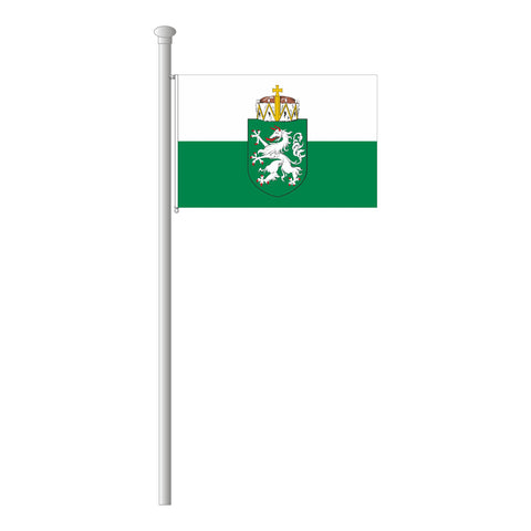 Steiermark mit Wappen Flagge Querformat