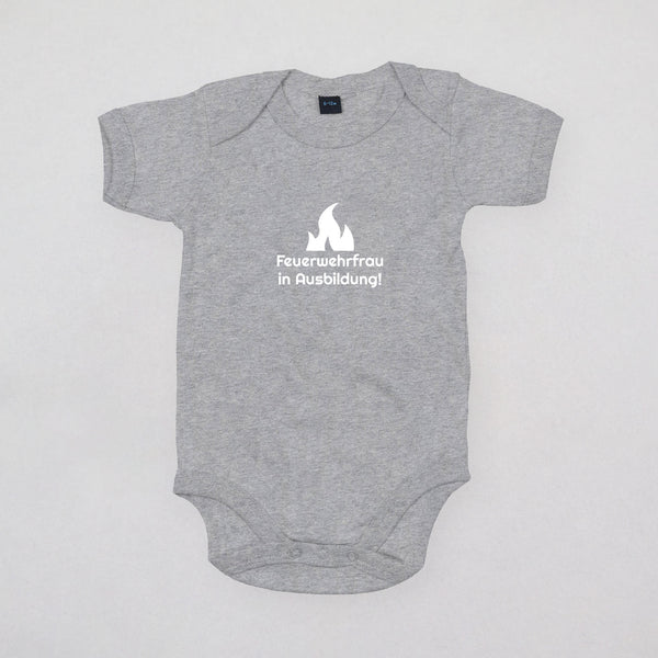 Baby Strampler - Feuerwehrfrau in Ausbildung