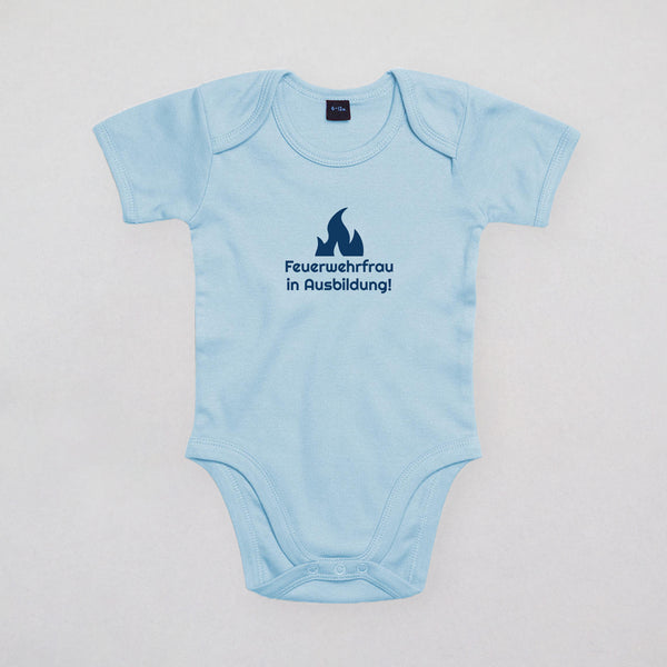 Baby Strampler - Feuerwehrfrau in Ausbildung