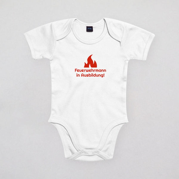 Baby Strampler - Feuerwehrmann in Ausbildung