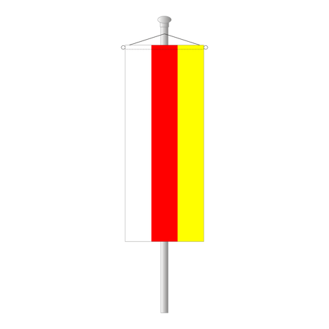 Südossetien Bannerfahne