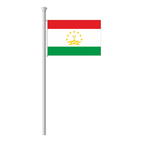 Tadschikistan Flagge Querformat