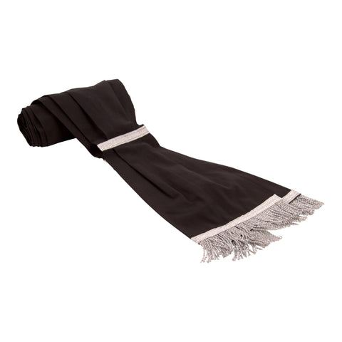 Trauerschärpe Baumwolle schwarz