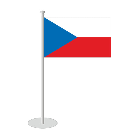 Tschechische Republik Tischfähnchen