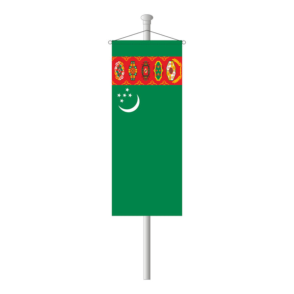 Turkmenistan Bannerfahne