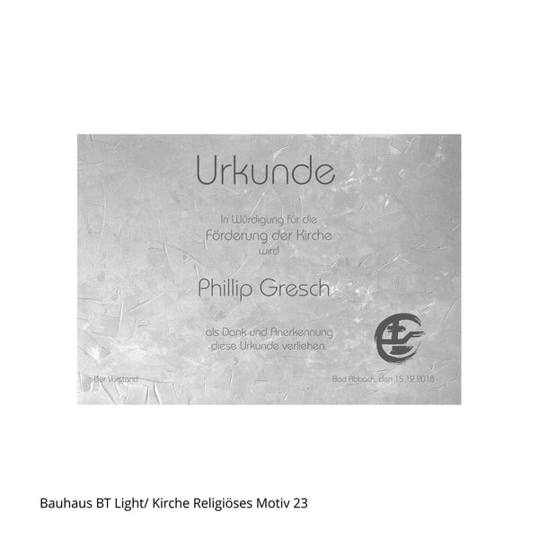 Ehrenurkunde quer mit KLJB-Motiv