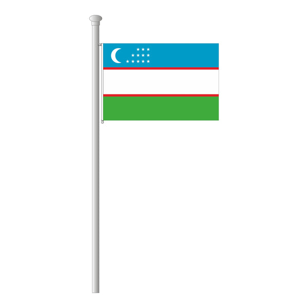 Usbekistan Flagge Querformat