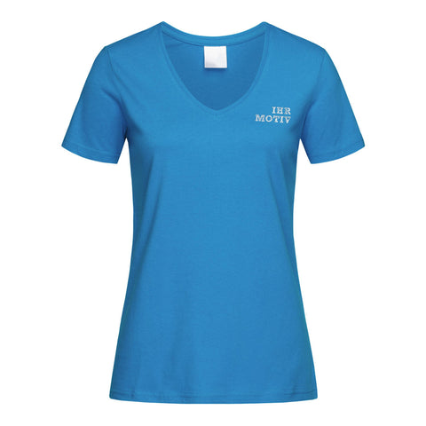 Angenehm leichtes Baumwoll-Tshirt mit V-Ausschnitt