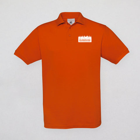Poloshirt Herren - Wir machen auch Hausbesuche