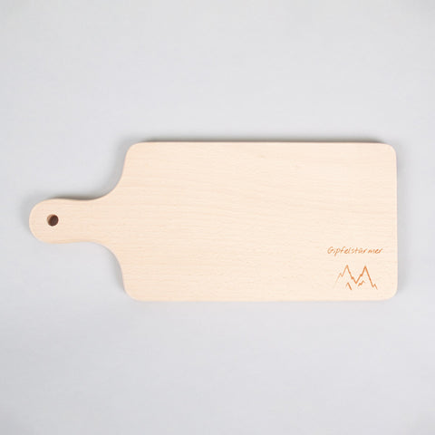 Schneidebrett Buche Gipfelstürmer