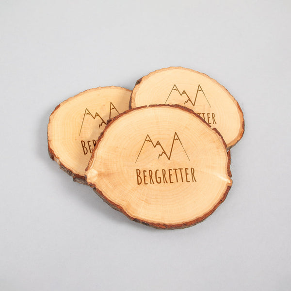 Untersetzer rund Bergretter