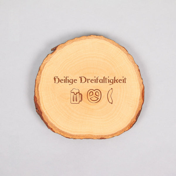 Untersetzer rund Heilige Dreifaltigkeit