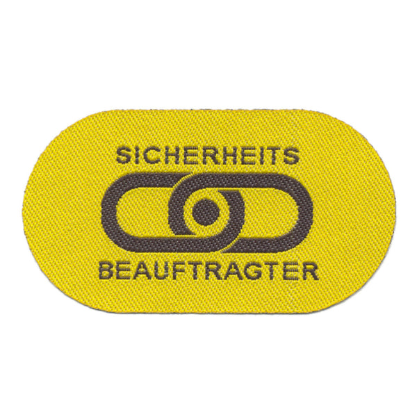 Aufnäher gewebt Sicherheitsbeauftragter