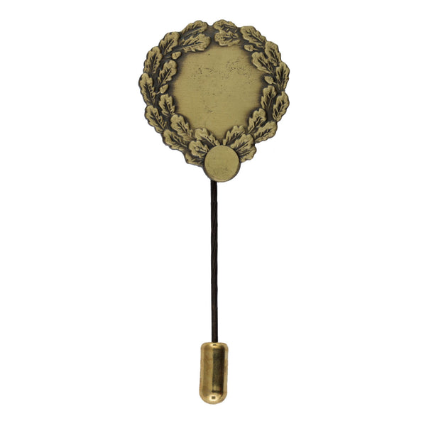 Eichenlaubkranz bronze lange Nadel