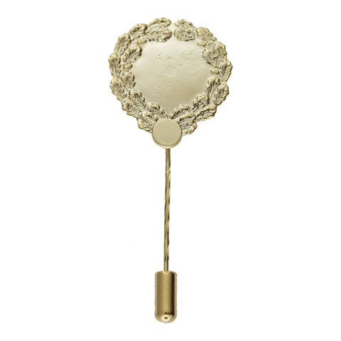 Eichenlaubkranz gold lange Nadel