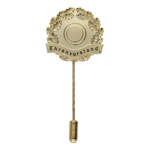 Eichenlaubkranz gold lange Nadel