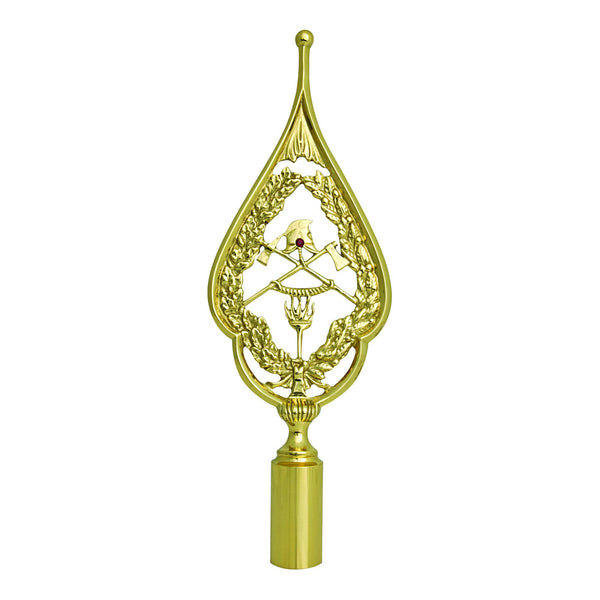 Fahnenspitze Feuerwehrmotiv