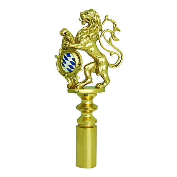 Fahnenspitze Löwenmotiv