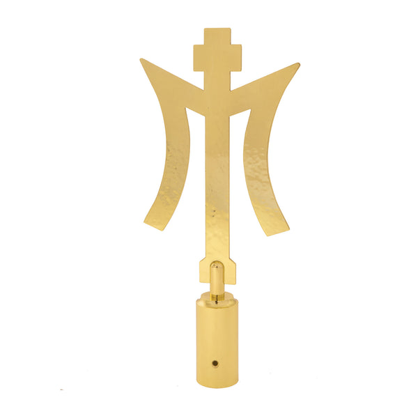 Fahnenspitze Mariensymbol