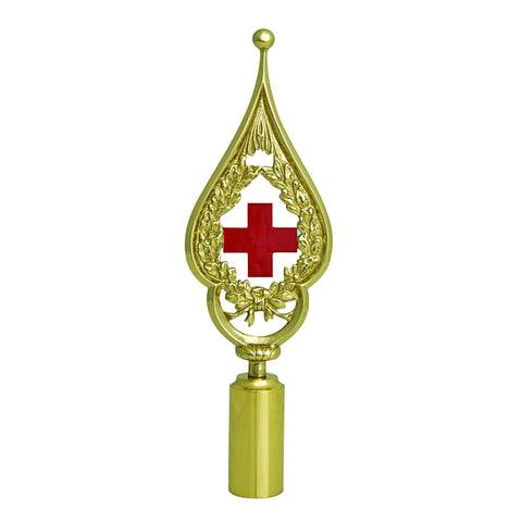 Fahnenspitze Rotes Kreuz