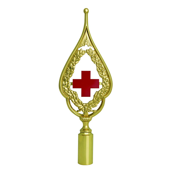 Fahnenspitze Rotes Kreuz