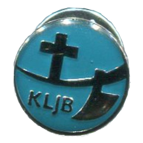 Abzeichen KLJB silber-blau