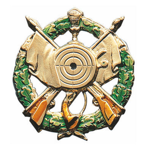 Schützenabzeichen vergoldet
