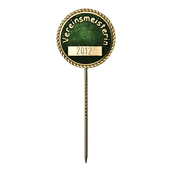 Schützenabzeichen Vereinsmeisterin mit Gravur