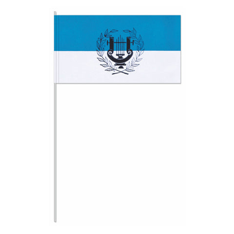 Papierfähnchen mit Lyra