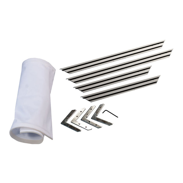 Spannrahmen-Alu Textil Eco für Wandbefestigung