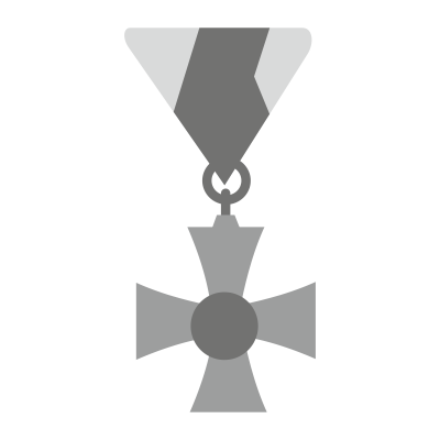 Ehrenkreuze für Ehrungen mit Zahlen oder Doppeleichblatt