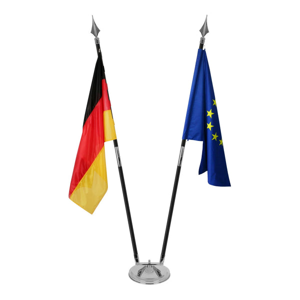 Fahnenständer klassisch 2‑fach – für Zimmerfahnen