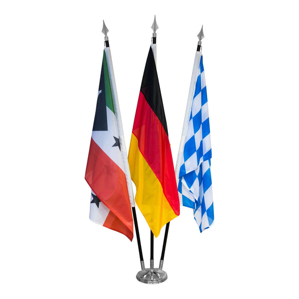 Fahnenständer klassisch 3‑fach – für Zimmerfahnen