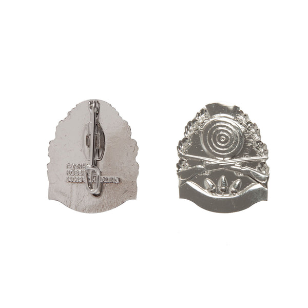 Schützenabzeichen Zielscheibe mit Eichenlaub