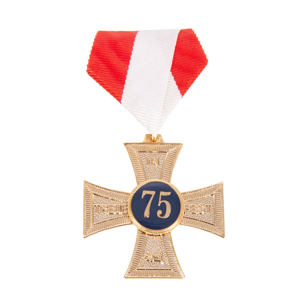 Ehrenkreuz Feuerwehr mit Zahl und Banddreieck