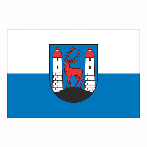 Augustusburg, Stadt Fahne / Flagge