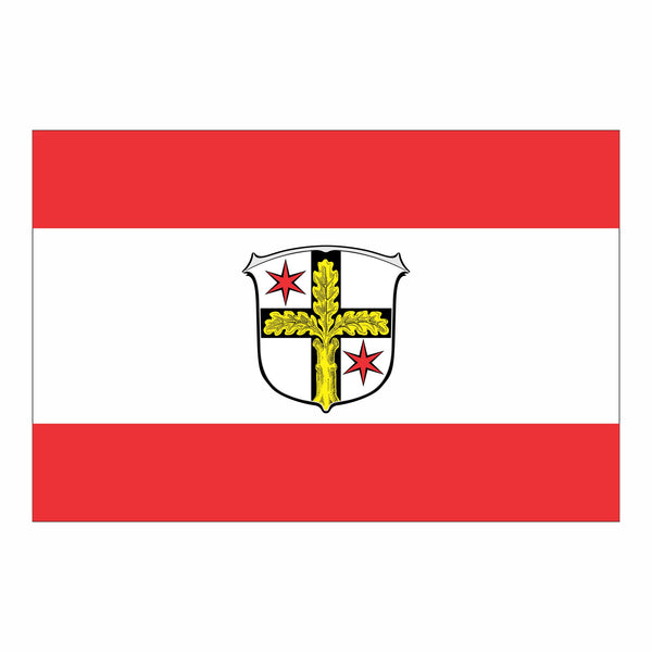 Bad König, Stadt Fahne / Flagge