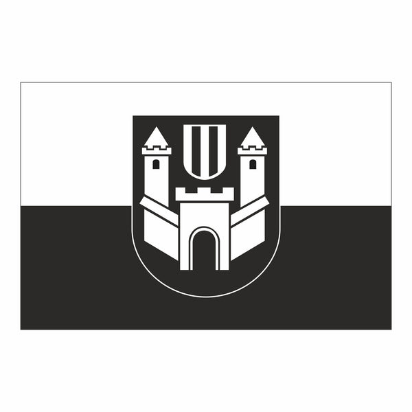 Bad Laasphe, Stadt Fahne / Flagge