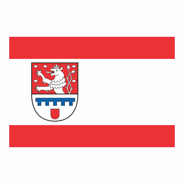 Bedburg, Stadt Fahne / Flagge