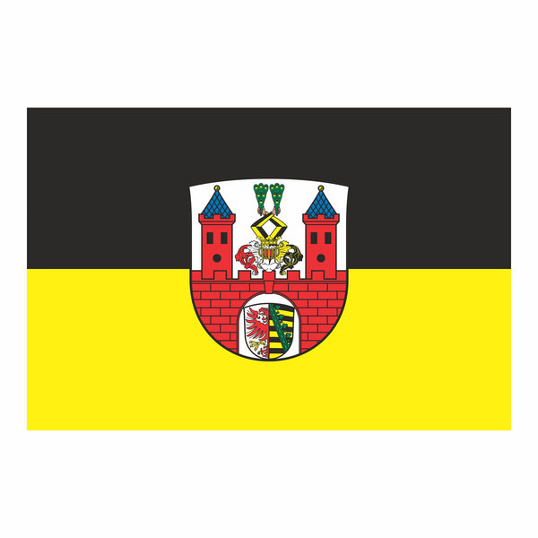 Bernburg (Saale), Stadt Fahne / Flagge