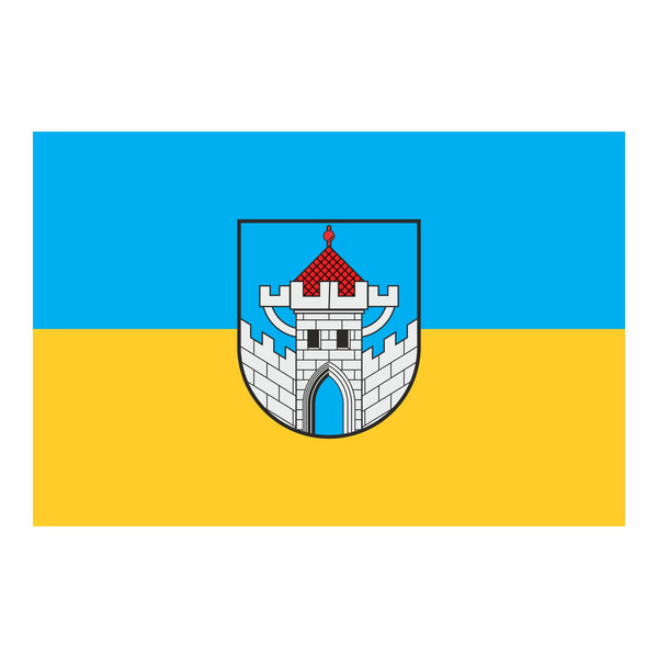 Bernstadt a. d. Eigen, Stadt Fahne / Flagge