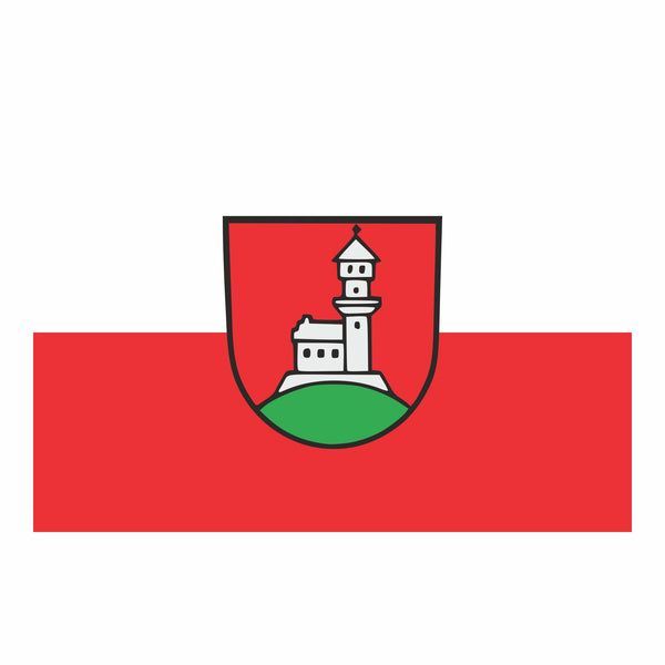 Bissingen an der Teck Fahne / Flagge
