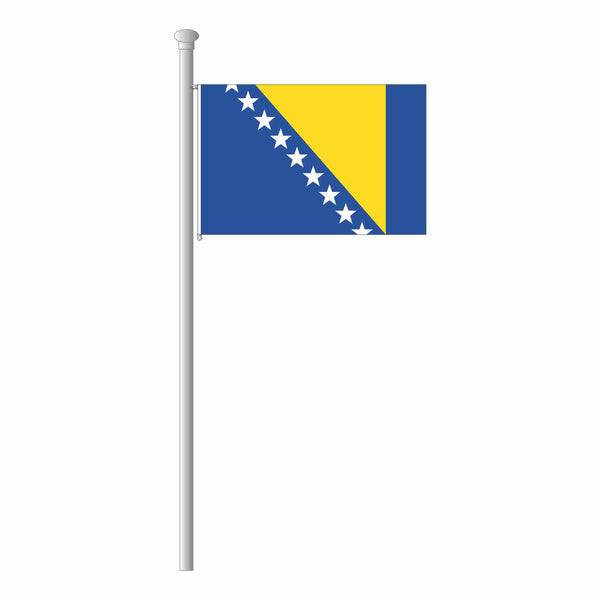 Bosnien-Herzegowina Flagge Querformat