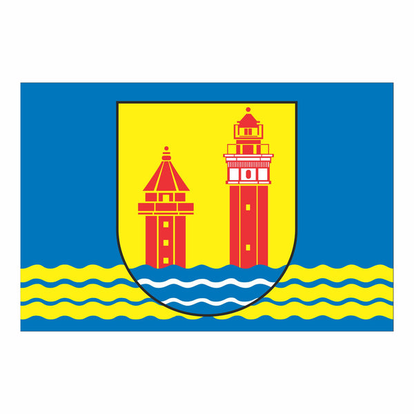 Dahme/Mark, Stadt Fahne / Flagge