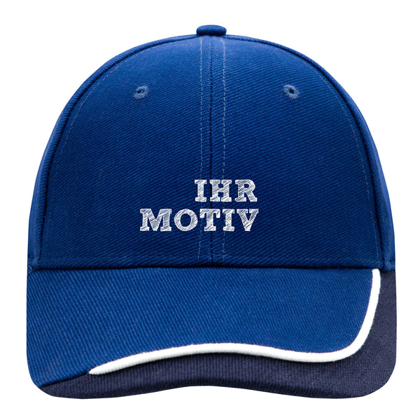 Extravagantes Cap mit dreifarbiger Sandwich-Lösung